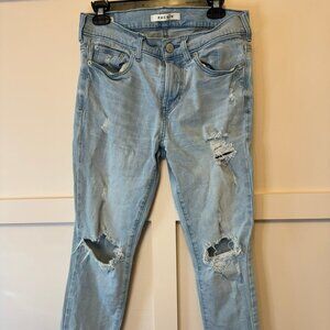 Men's PacSun Stacked Skinny Distressed Jeans. Size 30X32